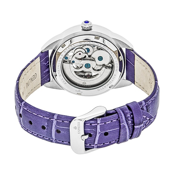NWT Women\'s Automatic Genuine Leather Band Watch main image 5